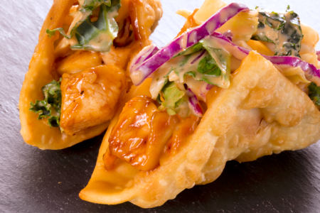 korean Wonton Tacos