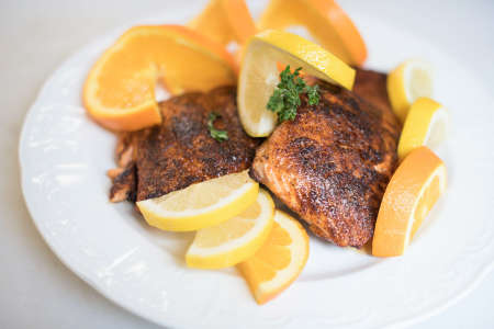 Orange Blackened Salmon