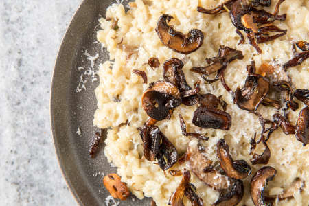 mushroom risotto