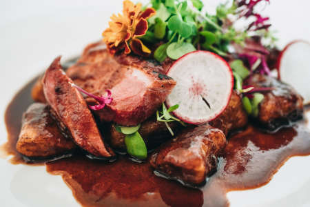 Duck Breast With Cranberry Relish