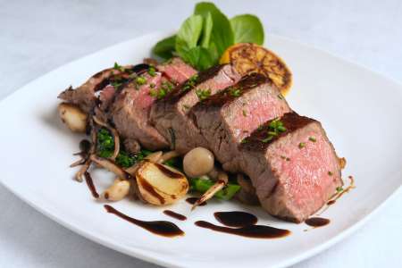 pan seared strip steak