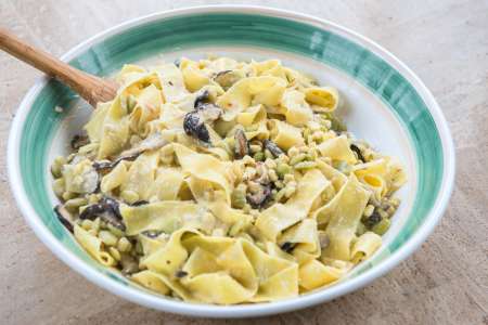 pappardelle with shiitake