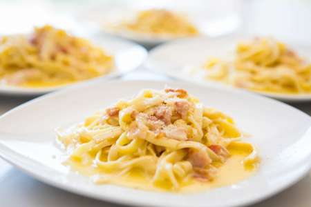 parmesan pasta with bacon