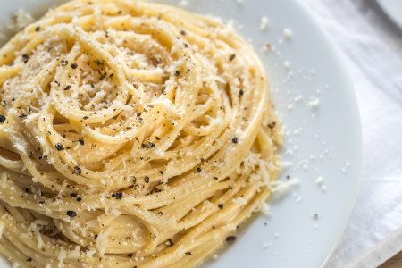 pici cacio e pepe