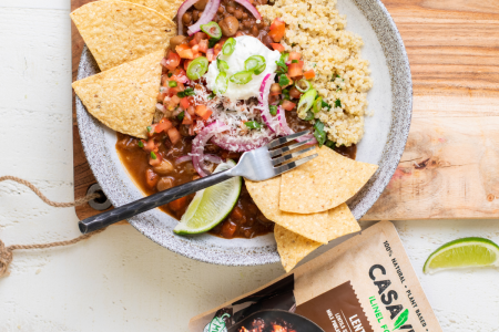 Plant-Based Lentil Mole