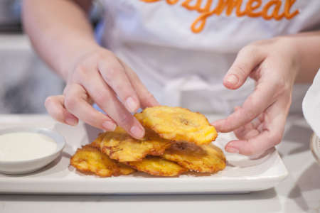 plantain tostones