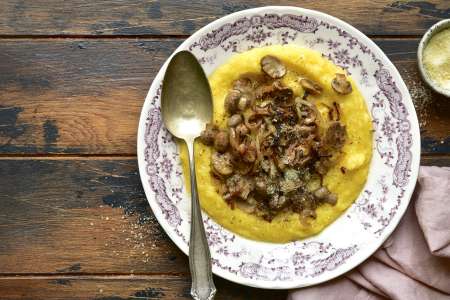 polenta with mushrooms