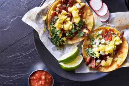 pork tacos with pineapple