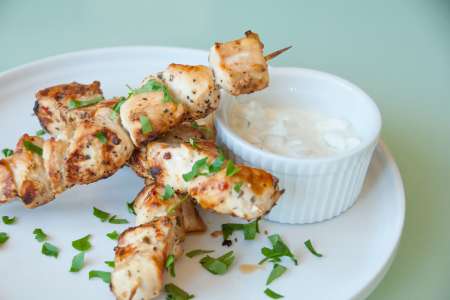 greek chicken kebabs