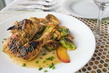 grilled chicken brussels sprouts