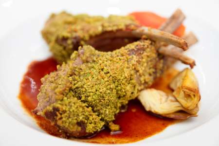 lamb with pistachio