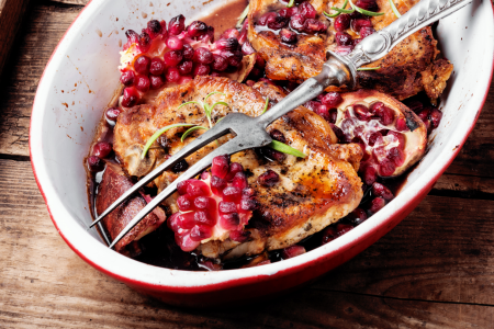 pork chops with cranberries