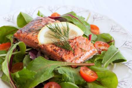 Mediterranean Salmon Dinner
