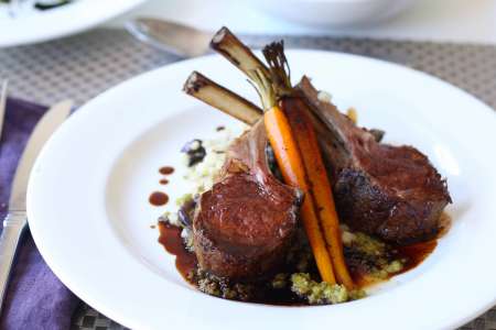 rack of lamb with herbs