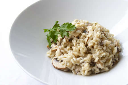 mushroom risotto