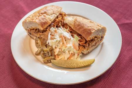 pulled pork sandwich