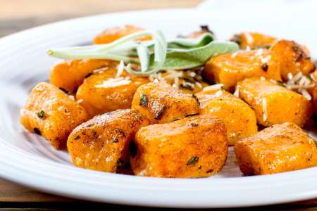 pumpkin gnocchi with sage