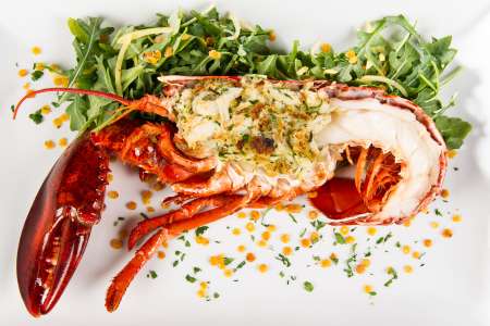 roasted lobster