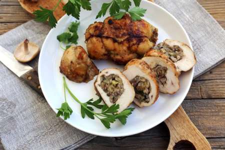 roasted stuffed turkey breast