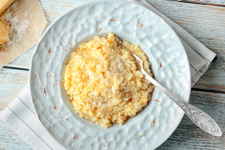 saffron risotto