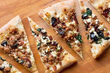 sausage flatbread