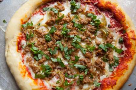 sausage pizza