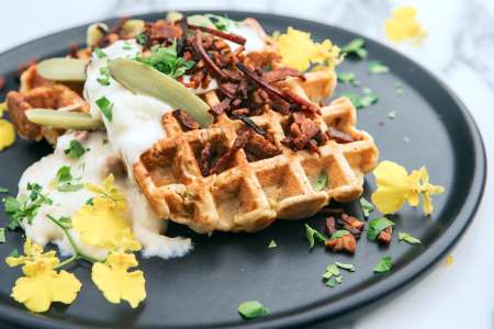 savory waffles