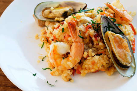 seafood paella