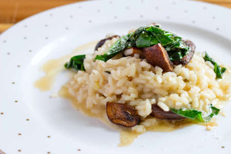 seasonal vegetable risotto