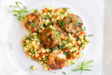 shrimp and corn