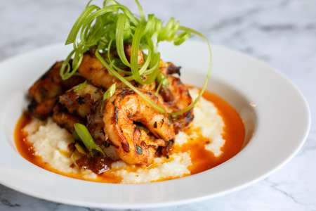 shrimp and grits with bacon