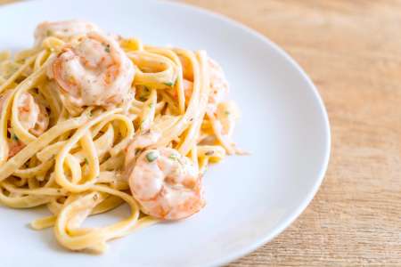 shrimp fettuccine alfredo