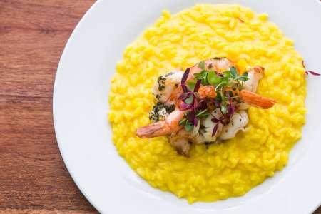 shrimp risotto