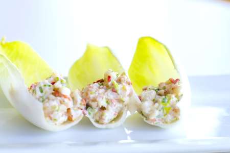 shrimp salad endives