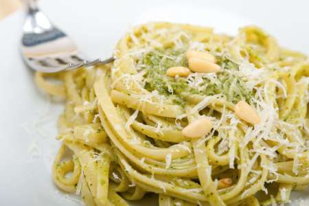 pasta with pine nuts