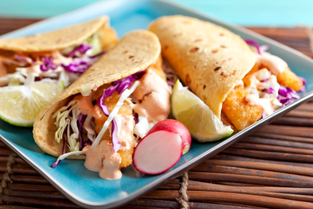 snapper fish tacos