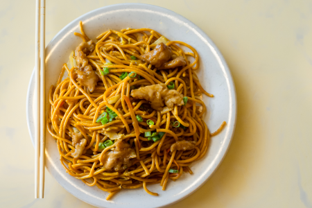 soy sauce fried noodles