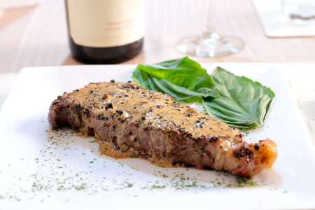 steak diane or steak au poivre