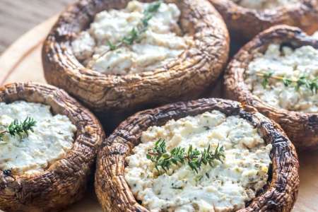 stuffed portobello mushrooms