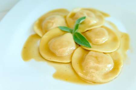 sweet potato ravioli