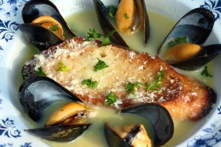 Mussel soup