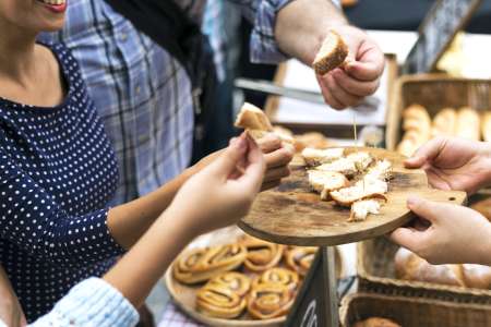 tasting bread