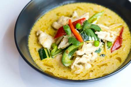 thai Green Coconut Curry with chicken