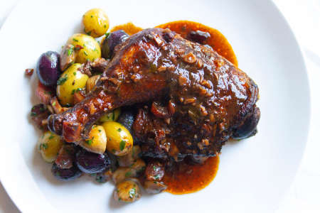 traditional coq au vin