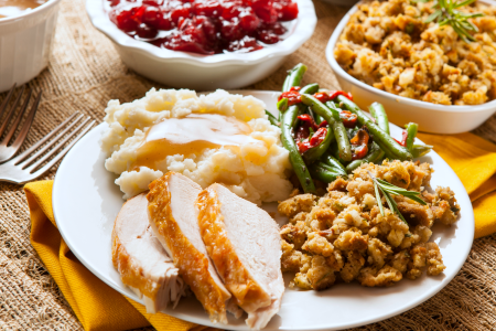 Elegant Traditional Thanksgiving Meal