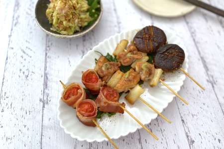 variety of yakitori