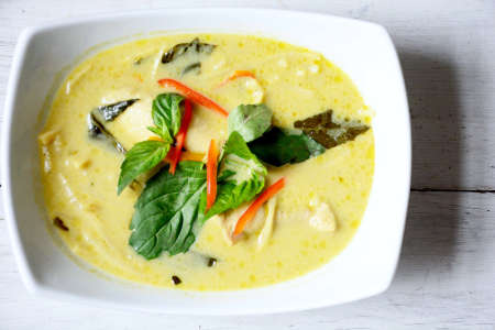 vegetable green curry