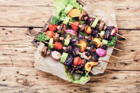 vegetable kebabs