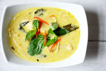 vegetarian thai green curry