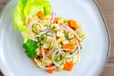 white fish ceviche